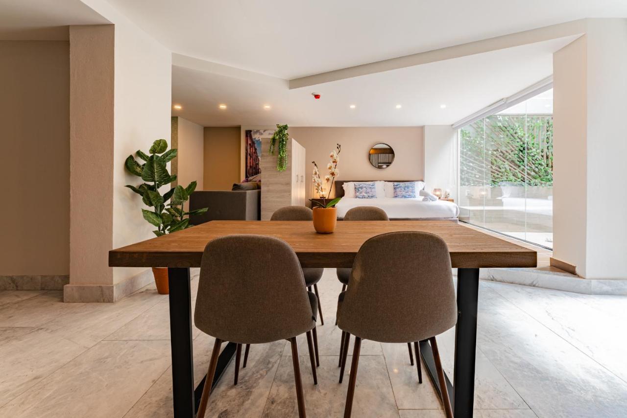 Condesa Lofts & Residence Hotel By Vh Mexikóváros Kültér fotó