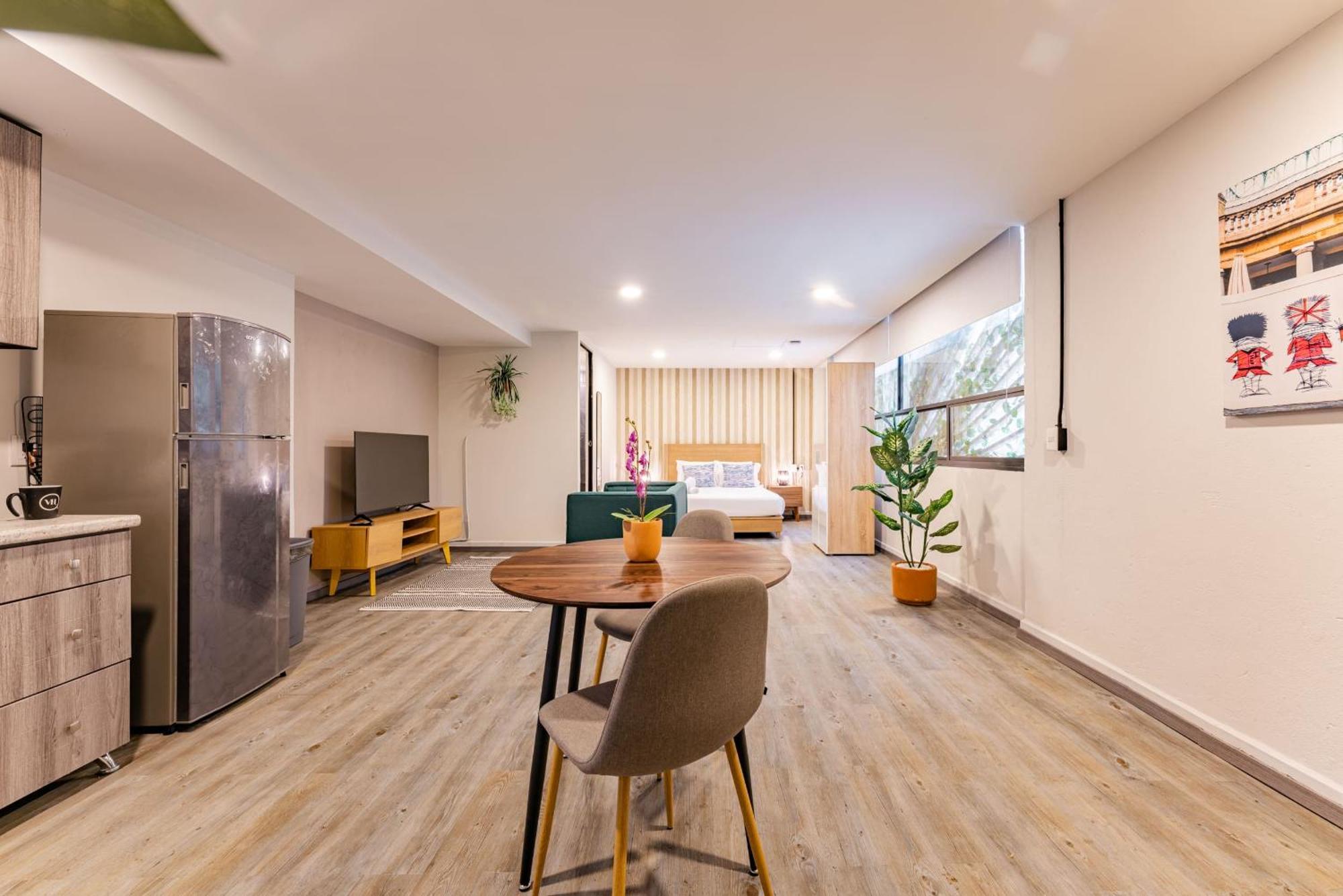 Condesa Lofts & Residence Hotel By Vh Mexikóváros Szoba fotó