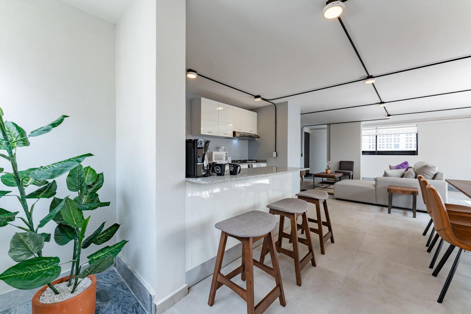 Condesa Lofts & Residence Hotel By Vh Mexikóváros Szoba fotó