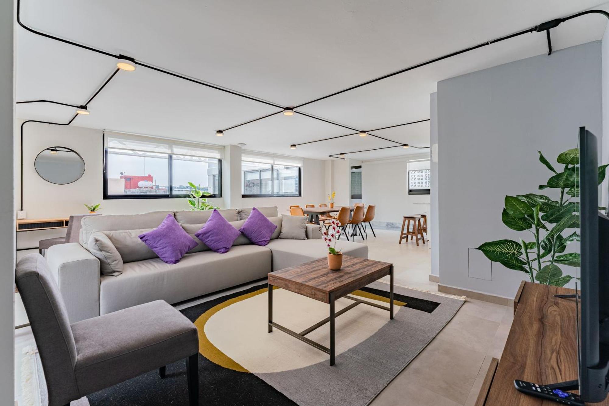 Condesa Lofts & Residence Hotel By Vh Mexikóváros Szoba fotó