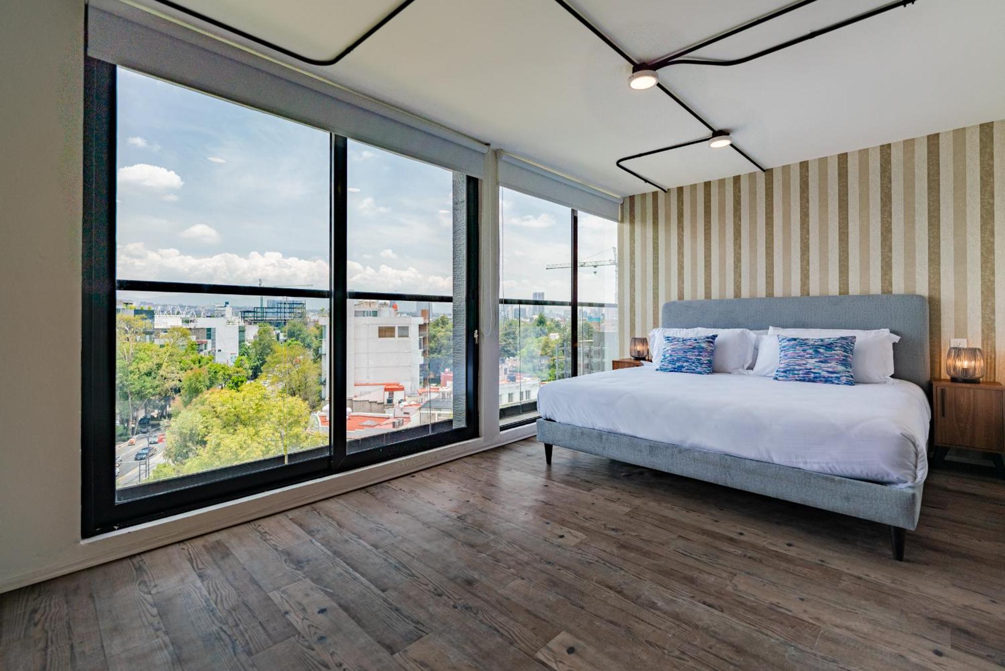 Condesa Lofts & Residence Hotel By Vh Mexikóváros Szoba fotó