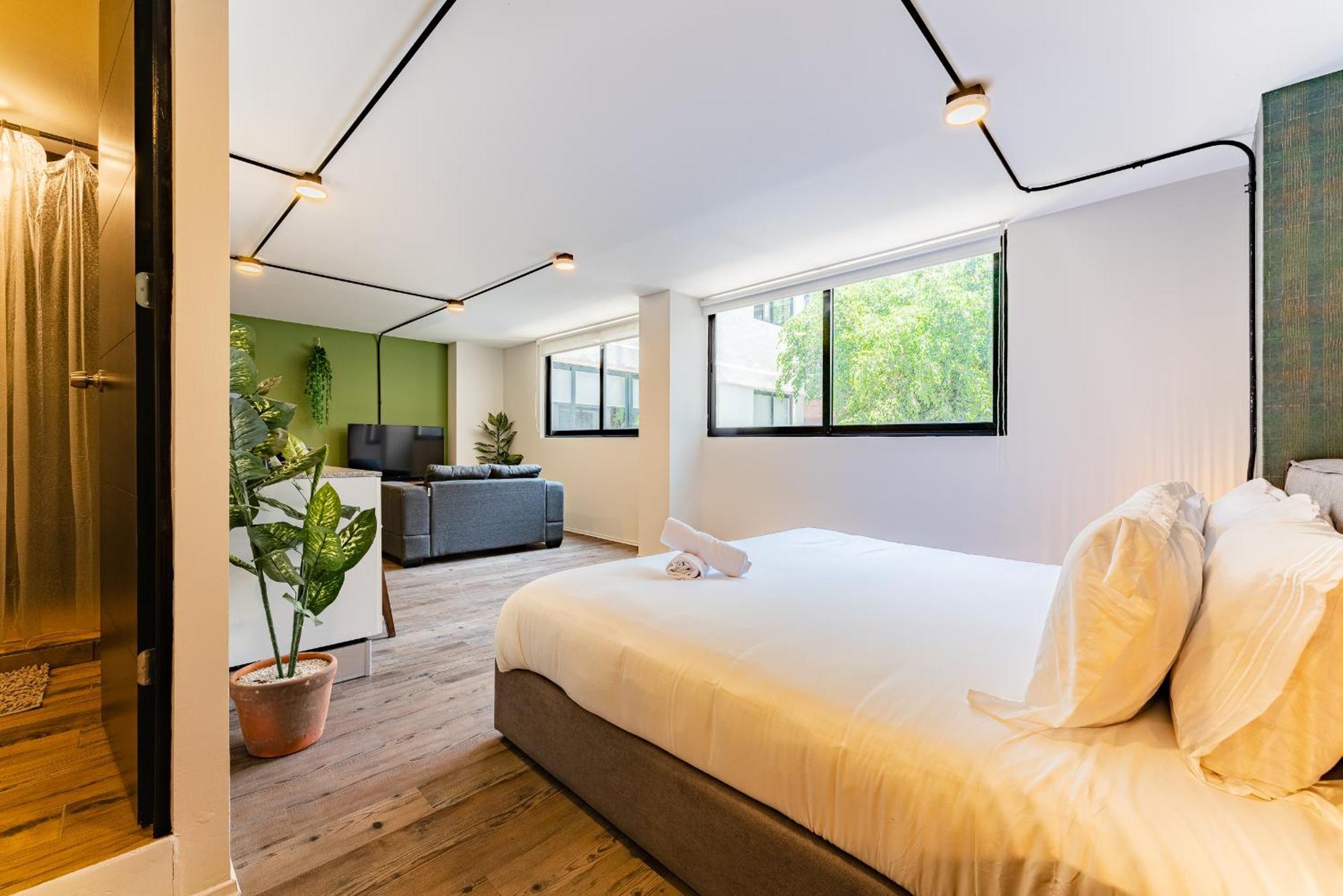 Condesa Lofts & Residence Hotel By Vh Mexikóváros Szoba fotó