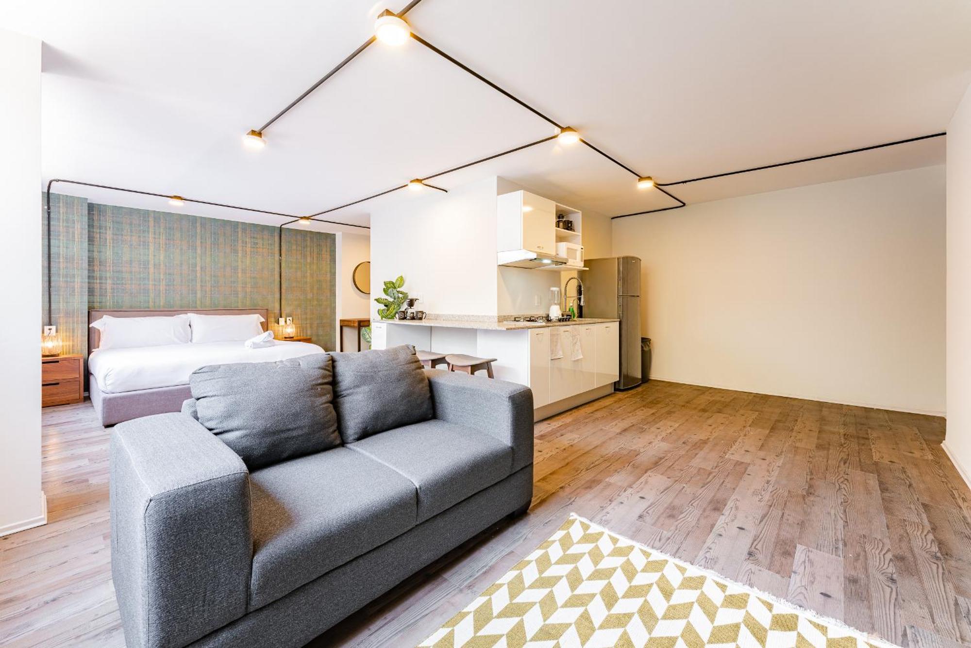 Condesa Lofts & Residence Hotel By Vh Mexikóváros Szoba fotó