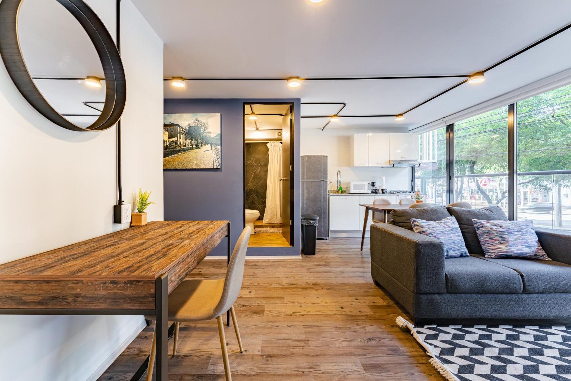 Condesa Lofts & Residence Hotel By Vh Mexikóváros Szoba fotó